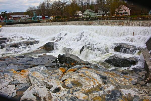 Deerfield River Poster featuring the photograph Shelburne's Falls by Randi Shenkman