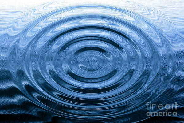 Ripples Poster featuring the photograph Simply Serenity by Rose Santuci-Sofranko