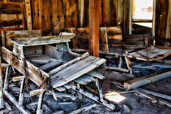 Bodie Poster featuring the photograph Sled Decay by Lana Trussell