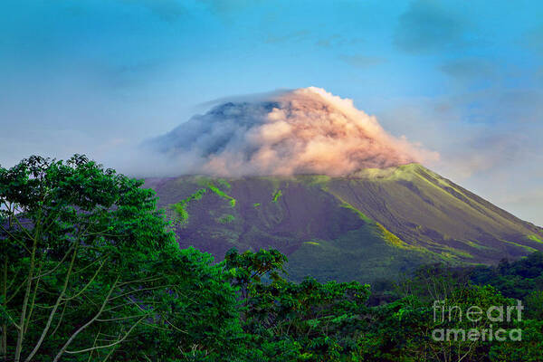 Arenal Poster featuring the photograph Sleeping Giant by Gary Keesler
