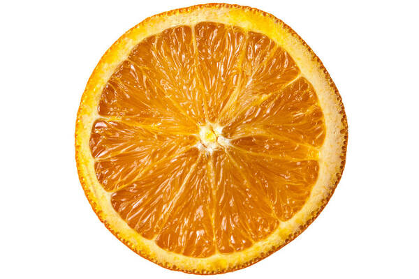 Orange Poster featuring the photograph Sliced Orange by Mason Resnick