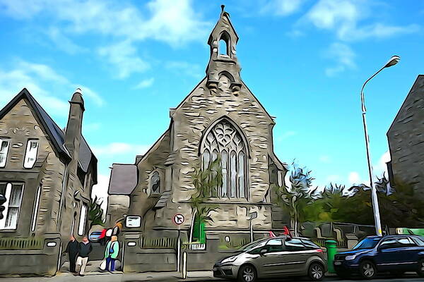 Church Poster featuring the photograph Sligo Church by Norma Brock