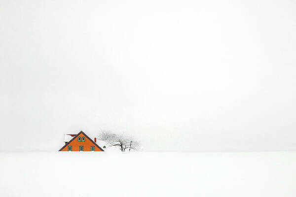 Landscape Poster featuring the photograph Snowbound by Rolf Endermann