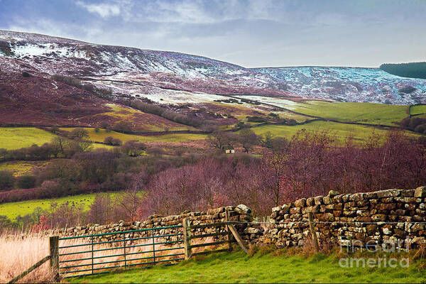 Snow Poster featuring the photograph Snowcapped North Yorkshire Moors by Martyn Arnold