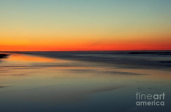 Sunrise Poster featuring the photograph Soft Sunrise Myrtle Beach by Jeff Breiman