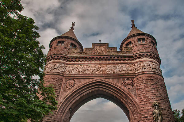 Buildings Poster featuring the photograph Soldiers and Sailors Memorial Arch by Guy Whiteley