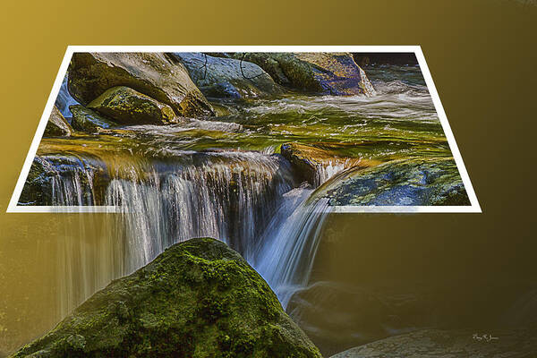 Spillover Poster featuring the photograph Landscape - Mountain - Spillover by Barry Jones