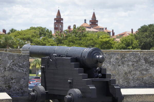 Fort Poster featuring the photograph St. Augustine Cannons by Laurie Perry