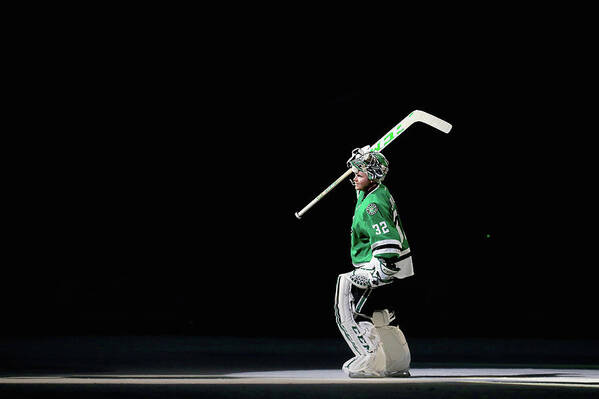 Playoffs Poster featuring the photograph St Louis Blues V Dallas Stars - Game One by Tom Pennington