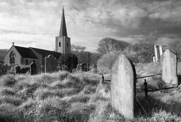 Horizontal Poster featuring the photograph St Patricks, Glenarm, Northern Ireland by Patrick McGill