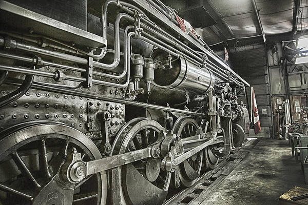 Steam Poster featuring the photograph Steam Locomotive 2141 by Theresa Tahara