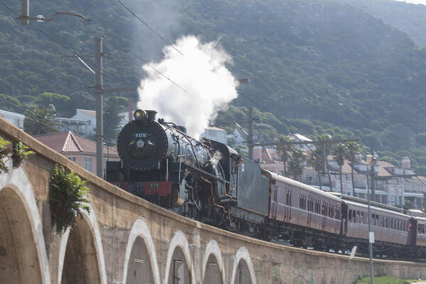 Train Poster featuring the photograph Steam Locomotive by Tom Hudson