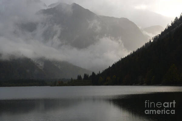 Italy Poster featuring the photograph The Clearing Storm - Lago di Predil - Italy by Phil Banks