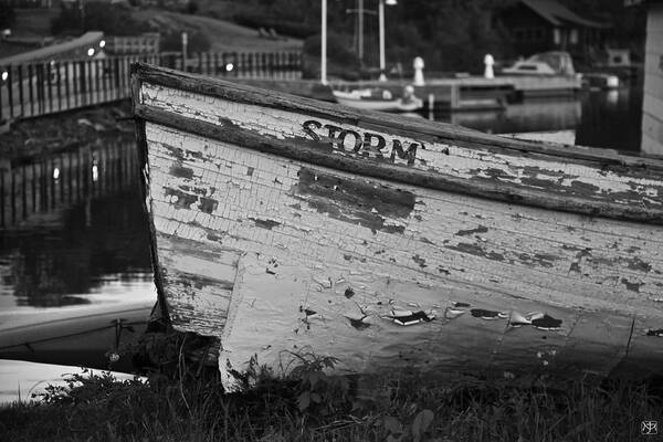 Old Boat Poster featuring the photograph Storm Craft by John Meader