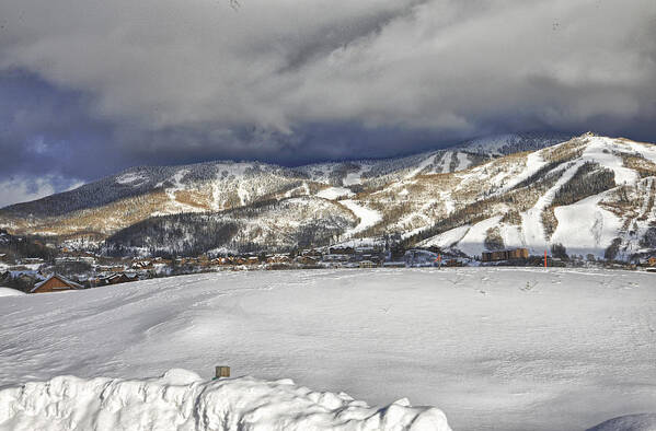 Storm Poster featuring the photograph Storm on Storm Peak by Paul Beckelheimer