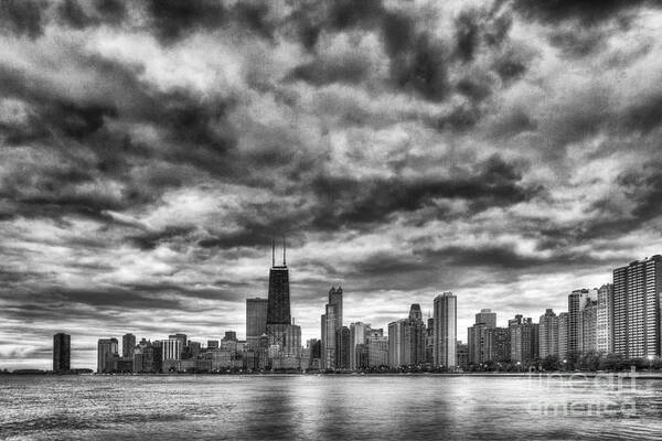 Chicago Poster featuring the photograph Storms Over Chicago by Margie Hurwich