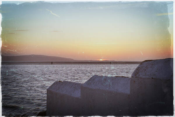 Water Poster featuring the photograph Sun setting over Wales by Spikey Mouse Photography