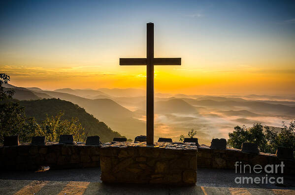 Landscape Poster featuring the photograph At the center of it all by Anthony Heflin