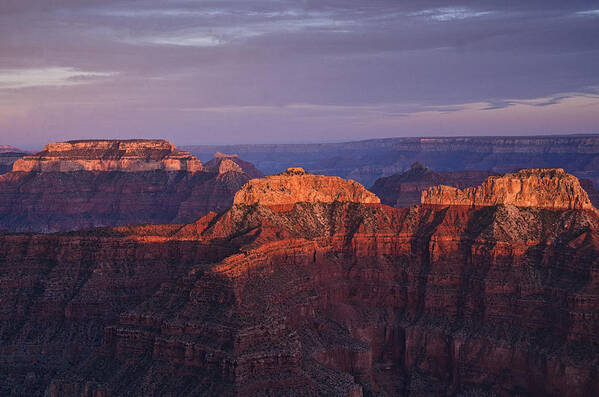 Point Sublime Poster featuring the photograph Sunset at Point Sublime - Grand Canyon by Saija Lehtonen