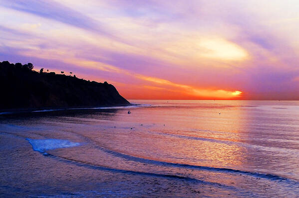 Sunset At Pv Cove Poster featuring the photograph Sunset at PV Cove by Ron Regalado