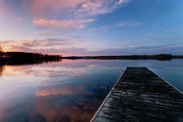 Tranquility Poster featuring the photograph Sunset by Thousand Word Images By Dustin Abbott