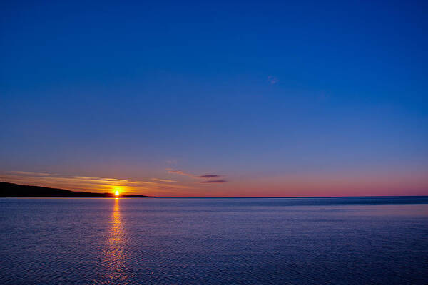 Lake Superior Poster featuring the photograph Superior Sunrise by Adam Mateo Fierro