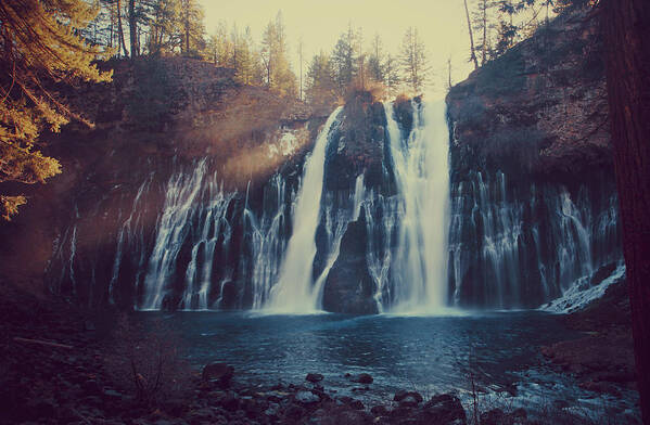 Burney Falls State Park Poster featuring the photograph Sweet Memories by Laurie Search