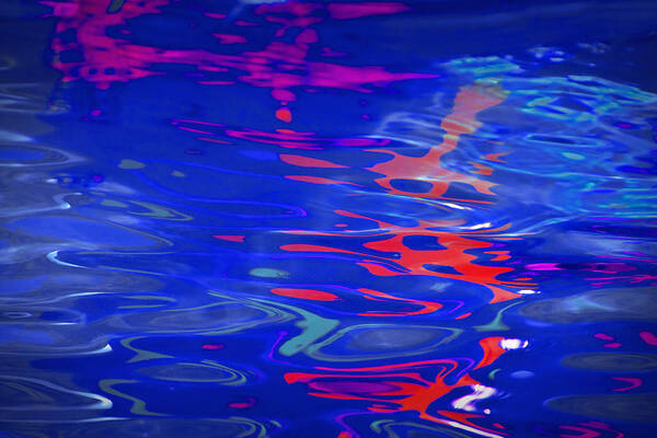 Reflections Poster featuring the photograph Swimming Pool Reflections by Randall Nyhof