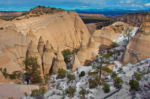 Tent Rocks National Monument Poster featuring the photograph Tent Rocks National Monument by Britt Runyon