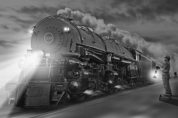 Transportation Poster featuring the photograph The 1218 On the Move 2 by Mike McGlothlen