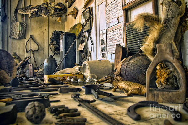 Store Poster featuring the photograph The Amazing WV Country Road Store Window Display by Kathleen K Parker