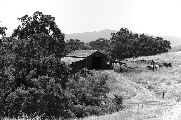 Rustic Poster featuring the photograph The Barn by Richard J Cassato