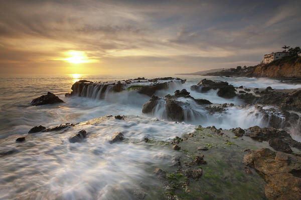 Scenics Poster featuring the photograph The Cauldron - Victoria Beach by Images By Steve Skinner Photography