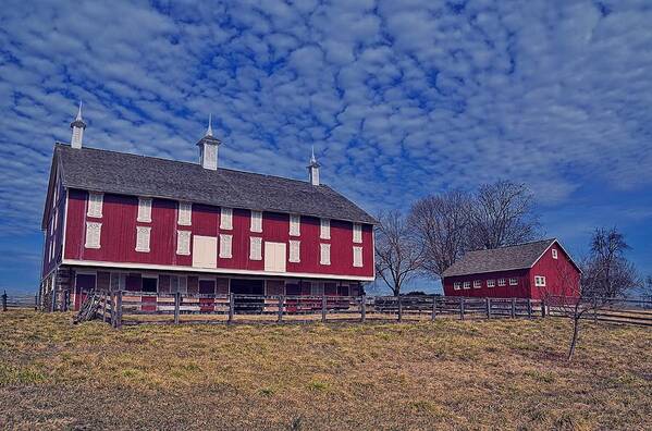 Farm Poster featuring the photograph The Codori Barn. by Dave Sandt