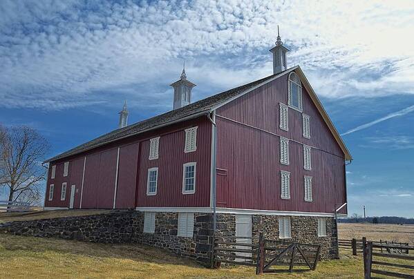 Farm Poster featuring the photograph The Codori farm by Dave Sandt