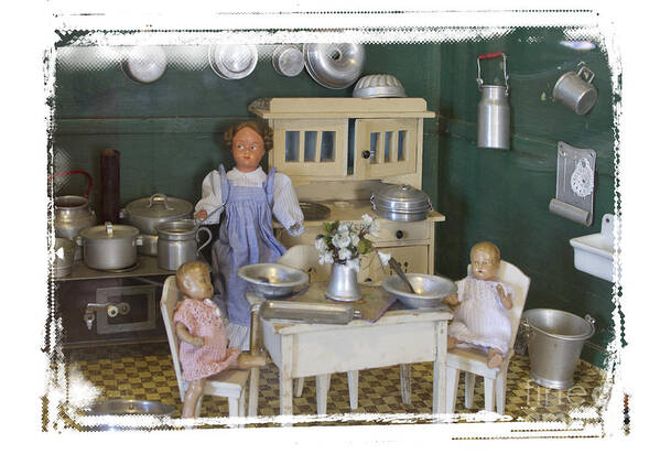 Doll Poster featuring the photograph The Dollhouse From Other Times by Heiko Koehrer-Wagner