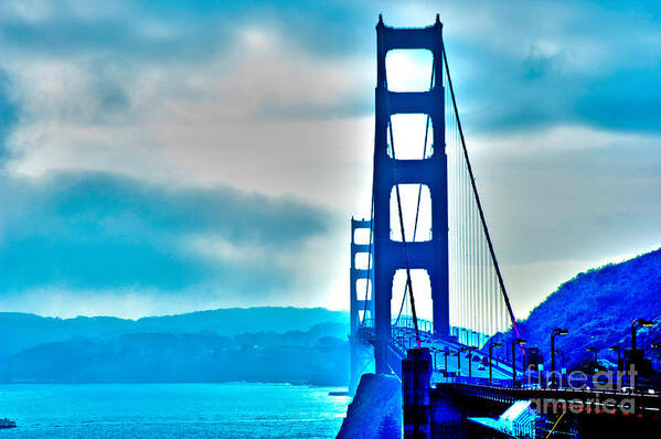 Golden Gate Poster featuring the photograph The Golden Gate bridge 10 by Micah May