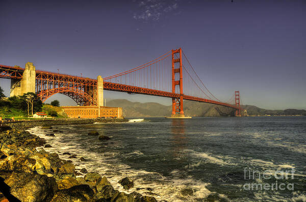 Golden Gate Bridge Poster featuring the photograph The Golden Gate Bridge by Rob Hawkins