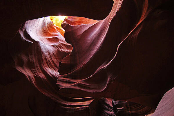 Antelope Canyon Poster featuring the photograph The Heart Of Antelope Canyon by Dan Myers