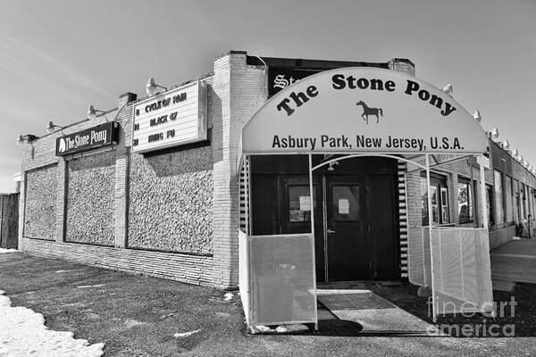 Clarence Clemons Poster featuring the photograph The House that Bruce Built - The Stone Pony by Lee Dos Santos