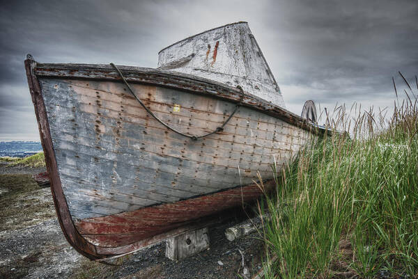 Boats Poster featuring the photograph The Lost Fleet Low Tide by Ghostwinds Photography