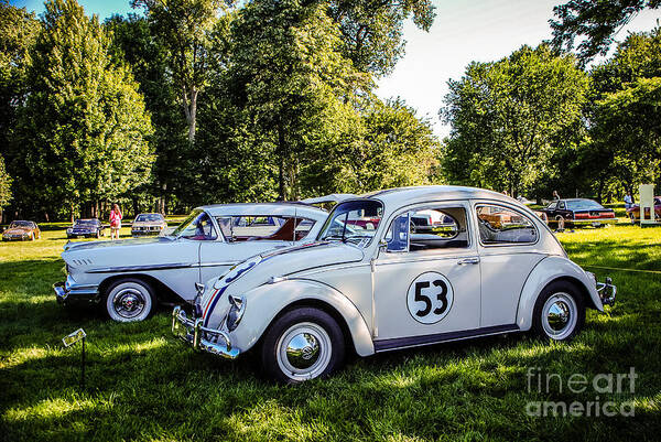 Herbie Poster featuring the photograph The Love Bug by Grace Grogan
