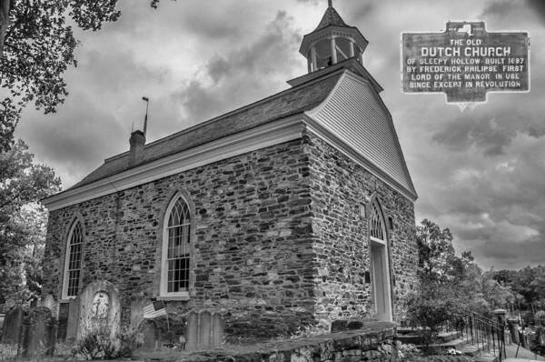 Church Poster featuring the photograph The Old Dutch Church by Cathy Kovarik