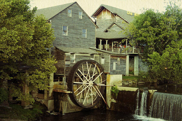 Old Mill Poster featuring the photograph The Old Mill by Laurie Perry