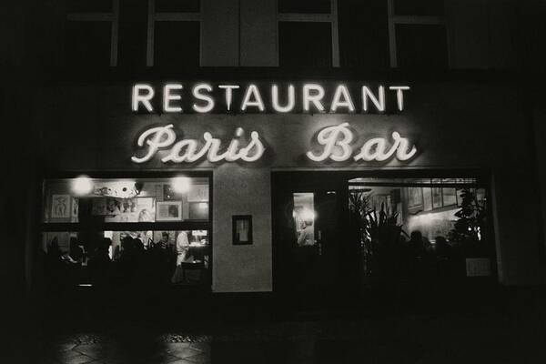 #faatoppicks Poster featuring the photograph The Paris Bar by Dominique Nabokov