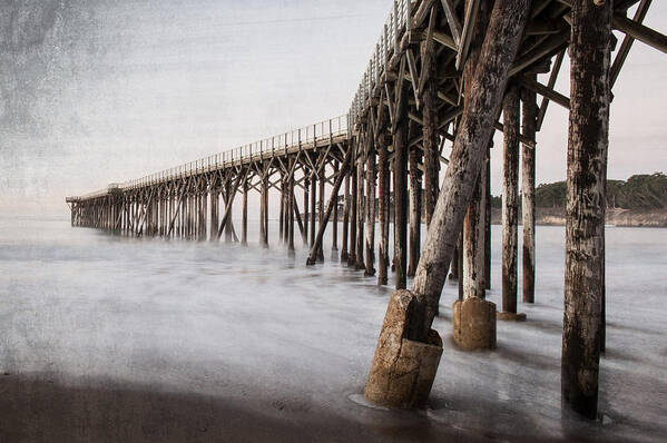 Big Sur Poster featuring the photograph The Pier by George Buxbaum