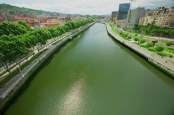 Photography Poster featuring the photograph The River Ibaizabal, Located by Panoramic Images