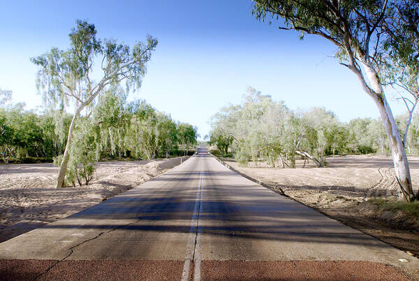 Landscapes Poster featuring the photograph The Road to Back of Beyond by Holly Kempe