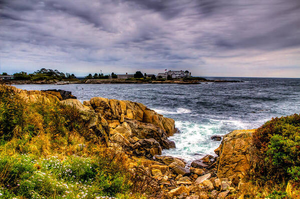 Water Poster featuring the photograph The Sea at Kennebunkport by Ches Black