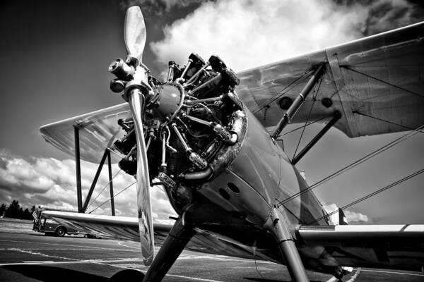 Boeing Poster featuring the photograph The Stearman Biplane by David Patterson
